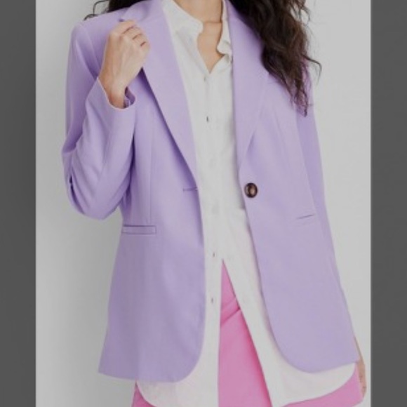 Women's Oversized Watercolor Blazer - Future Collective - Picture 2 of 14